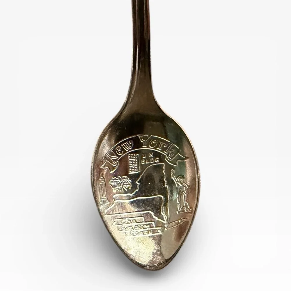 Lot of (2)‎ New York State Souvenir Spoons Collectible